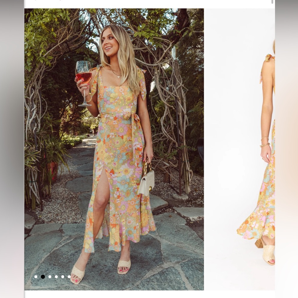 ✨ISO NOT FOR SALE ✨ SHOW ME YOUR MUMU CLAIRE MIDI DRESS ✨